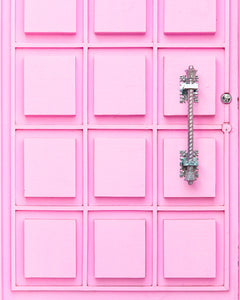 Pink Door Detail